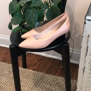 Cole Haan Amelia Pump Nude Leather